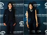 Freida Pinto Wears Gucci At Movie Screening
