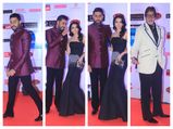 Aishwarya Rai Steals The Red Carpet In A Black Gown At HT Awards 2015