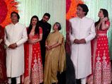 Aishwarya Rai's Scarlet Abu Jani Sandeep Anarkali At Family Wedding