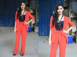 Amyra Dastur: Fiery Red In Dipika Gupta