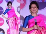 Kangana Ranaut Goes Ethnic In Silk