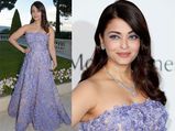 Cannes 2015: Aishwarya's Stunning Look In Lavender