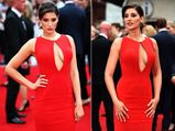Nargis Fakhri: Cleavage Show In A Red Hot Dress