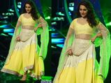 Sonakshi Sinha In Manish Malhotra Lehenga At Indian Idol Junior Sets