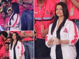 Aishwarya Rai Goes Sporty At Pro Kabaddi League 2015