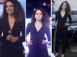 Kangana Ranaut Goes All Black In Chic Armani Suit