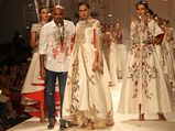 Samant Chauhan's Collection At AIFW 2016: Luxurious Ivory And Decadent Red