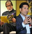 Amitabh Bachchan And Sachin Tendulkar At The Book Launch Of Pandeymonium