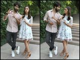 Shahid Kapoor And Alia Bhatt Promoting Shaandaar In New Delhi!