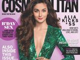 'Shaandaar' Alia Bhatt And A Lot Of Bling - Cover Of Cosmopolitan October