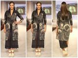 Show Stopper Neha Dhupia Walks For Rahul Mishra At The Blender's Pride Fashion Tour, 2015