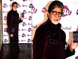 Amitabh Bachchan Shines In Maroon Velvet