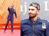 Captain Ranveer Singh Unleashing Bajirao Mastani Poster
