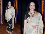 Hema Malini's Sheer Saree Look At A Launch Event