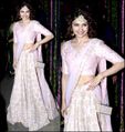 Prachi Desai: Baby Pink Lehenga Look For Diwali