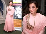 Check Out: Gorgeous Dia Mirza In A Beautiful Pink Anarkali Suit