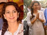 Juhi Chawla In Sheer White Kurta At A Blood Donation Camp