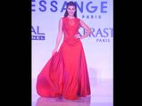Wow ! Jacqueline Fernandez Looks Gorgeous In This Sheer Red Gown