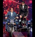 Reliving The Sholay Moments: Big B, Dharmendra, Sonam, Sunny On The Sets Of Aaj Ki Raat Hai Zindagi