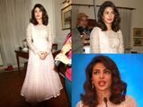 Priyanka Chopra In Gorgeous Pink Suit At A Media Campaign