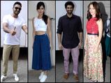 Spotted: Katrina Kaif, Aditya Roy Kapur, Kalki, Ranveer Singh Flaunting Their Casual Outfits