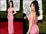 Singer Katy Perry Wore A Plunging Prada Gown At Golden Globes 2016