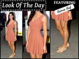 Look Of The Day Goes To... Katrina Kaif For Looking Fabulous In A Peach Dress