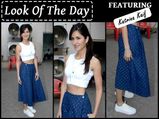 Look of The Day Goes To... Katrina Kaif For Sporting A Cool Blue Culottes