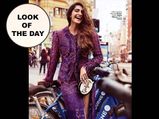 Look Of The Day Goes To...Sonam Kapoor In Vibrant Purple Two-Piece