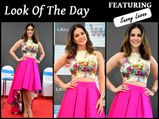 Look Of The Day: Sunny Leone For Sporting A Beautiful Floral Crop Top