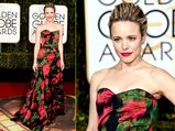 The Lovely Rachel McAdams Rocks Floral Gown By Lanvin, Golden Globes 2016