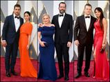 Couples On The Red Carpet At The 2016 Oscars