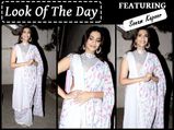 Monday Look Of The Day Goes To... Sonam Kapoor In Abu Jani Sandeep Khosla Saree