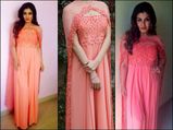 Raveena Tandon Flaunts Her Splendid Peach Outfit