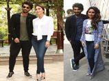Of Ki & Ka Promotions: Kareena & Arjun Keeping It Cool With Casual Blue
