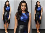 Leather Can Make A Comeback With Shraddha's All New Black & Blue Leather Look