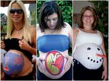 Belly Art Design Ideas For Baby Bumps