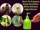 DIY: Hand Sanitizer With Kitchen Ingredients