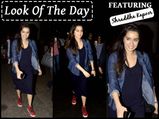 Look Of The Day: Shraddha Kapoor Slays In Red Leather High Tops