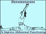 Hanumanasana Or Monkey Pose To Improve Abdominal Functioning