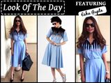Look Of The Day: Esha Gupta Killing It In Blues, Gives Us Travel Outfit Goals