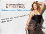 International No Diet day- Diets Don't Matter!