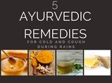5 Ayurvedic Remedies For Cold And Cough During Rains