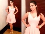 Sunny Leone Looks Super Cute In Amodini By Vaishali Jain Dress