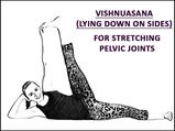 Vishnuasana (Lying Down On Sides) For Stretching Pelvic Joints