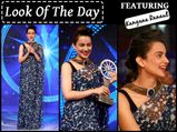 Look Of The Day: Kangana Ranaut Is Bringing Back Printed Chiffon Sarees!