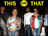 #ThisOrThat: Priyanka Chopra & Jacqueline Fernandez Rock The Silk Bomber Style!
