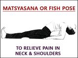 Matsyasana Or Fish Pose To Relieve Pain In Neck & Shoulders