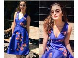 Alia Bhatt Is In London & She Is Making Head Turns With This Bright Blue Dress!