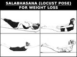 Salabhasana (Locust Pose) For Weight Loss